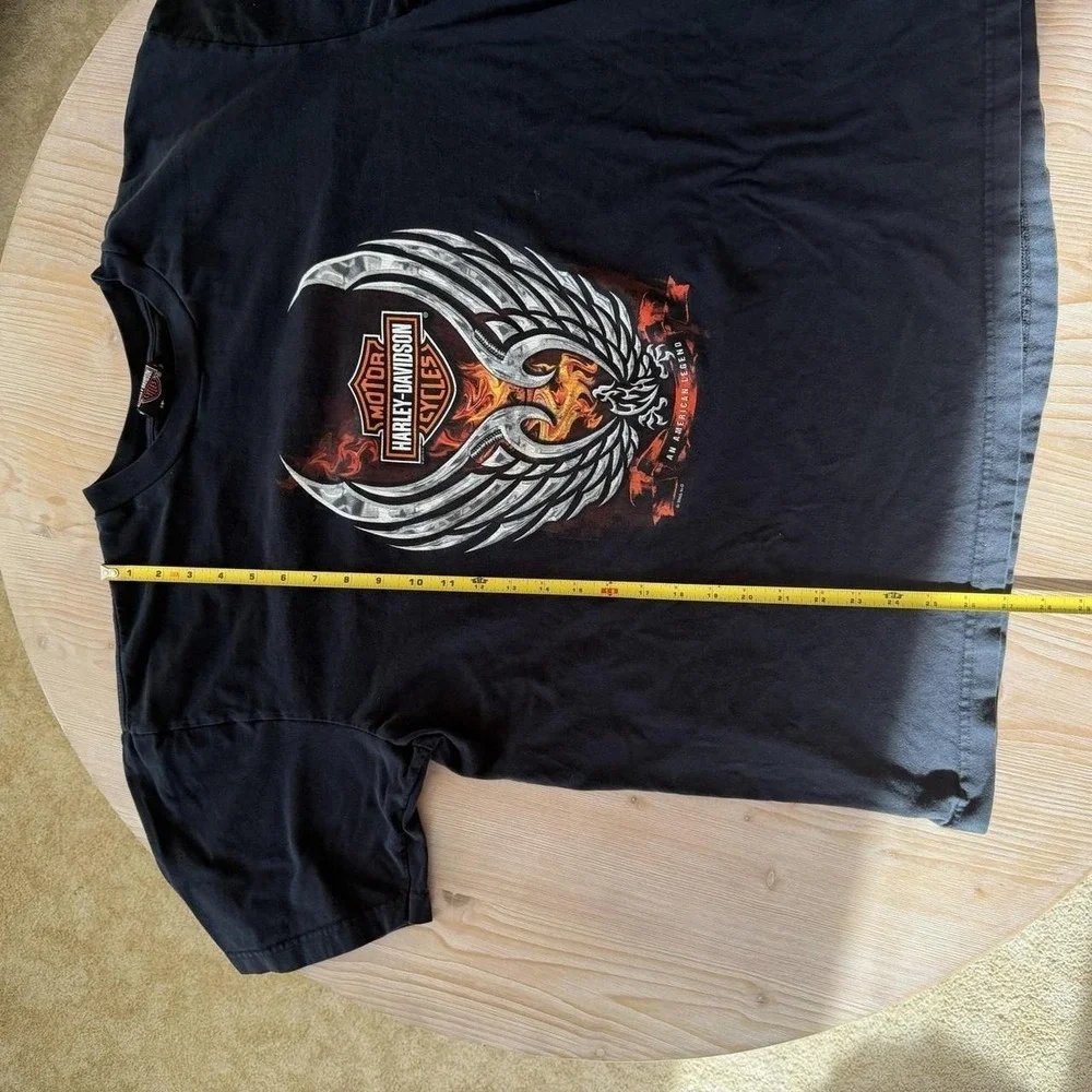 Vintage 2005 Harley Davidson Beijing Men's T-Shirt Sz XL Black‎ Faded